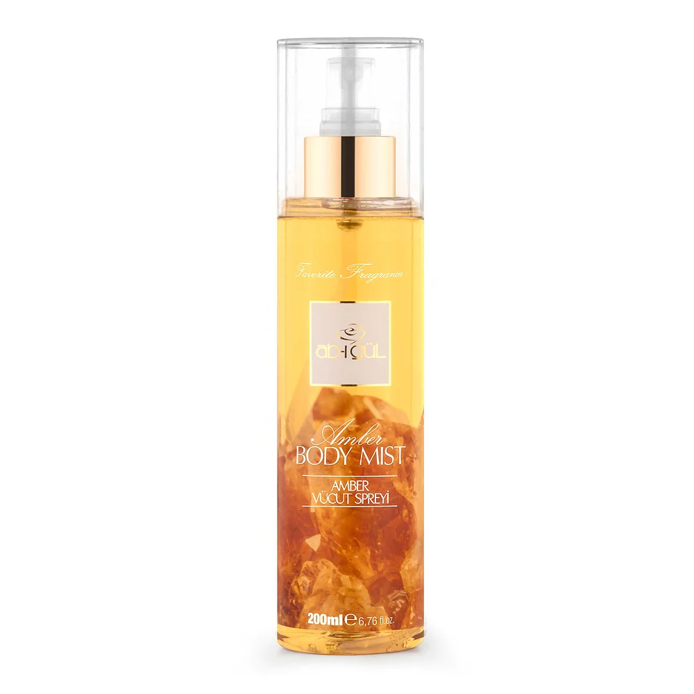 Amber-Body-Mist ab-ı gül Amber Body Mist | Vücut Spreyi 200 ML - Nemlendirici Etki - Görsel 1