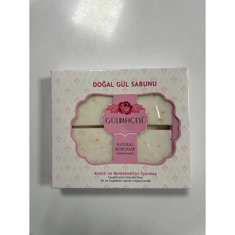 GÜLBAHÇESİ GÜL-800x800 GÜLBAHÇESİ Gül Sabunu 4'lü 4*80 g - Görsel 1