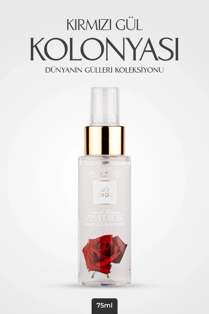 ab-ı gül Kırmızı Gül Kolonyası Sprey 75 ml - Görsel 2