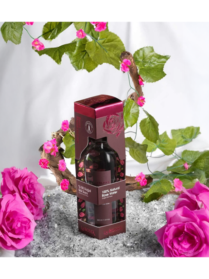LA ROSSA %100 Doğal Cam Şişe Gül Suyu 350 ML