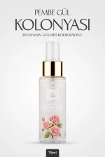 ab-ı gül Pembe Gül Kolonyası Sprey 75 ml