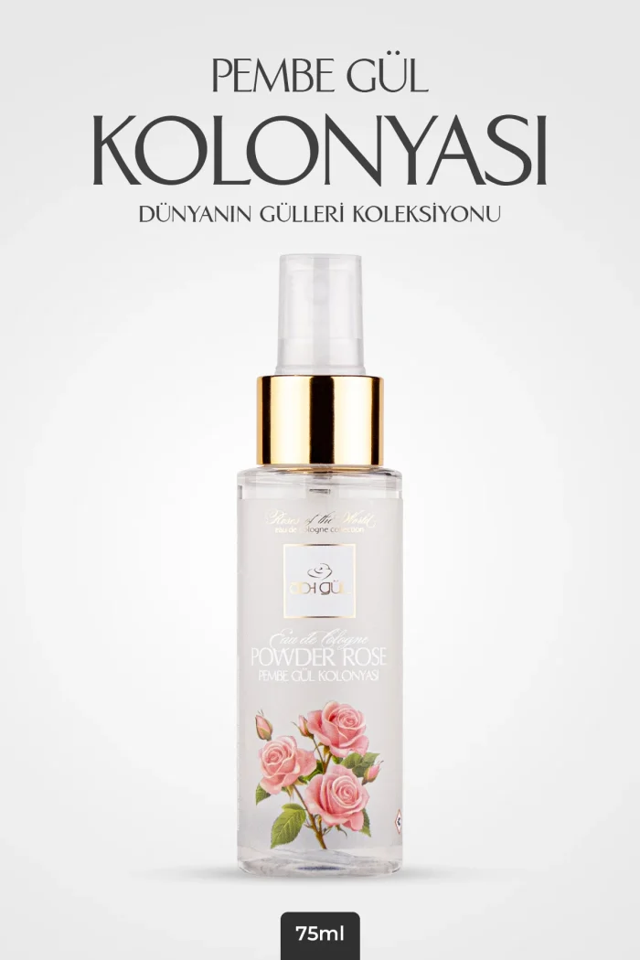 ab-ı gül Pembe Gül Kolonyası Sprey 75 ml - Görsel 2