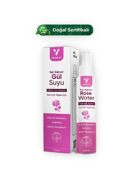 velvatura Doğal Gül Suyu Sprey 100 ml