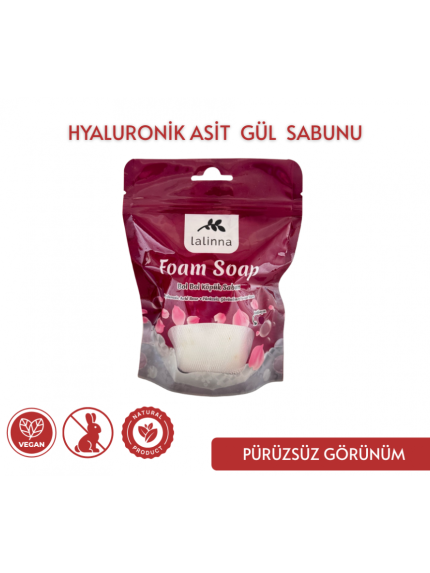 lalinna Hyaluronik Asit Gül Sabunu 125 G